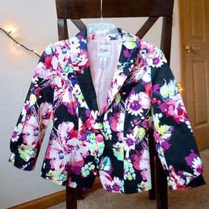 Candie’s Floral Blazer Business Formal Colorful